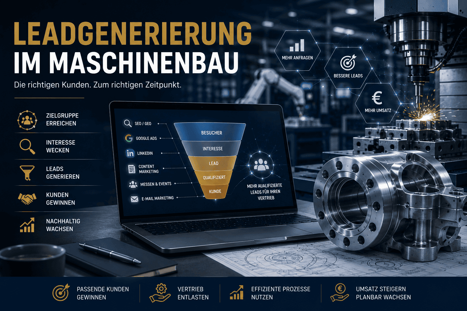 Leadgenerierung im Maschinenbau