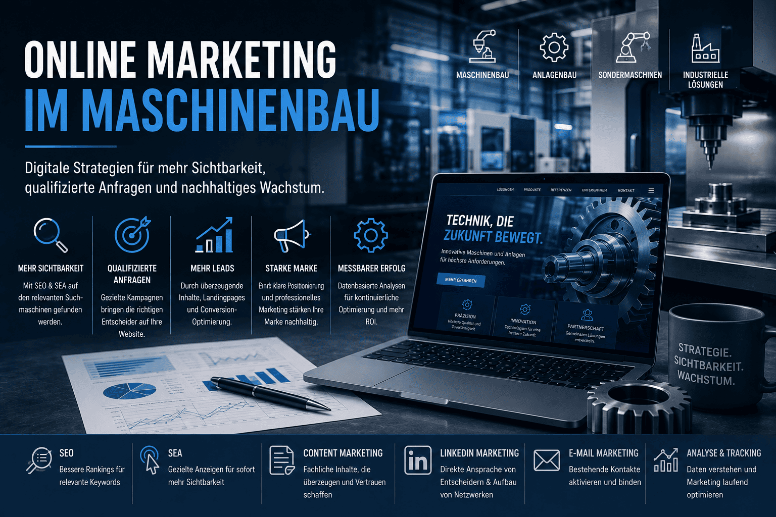 Online Marketing im Maschinenbau